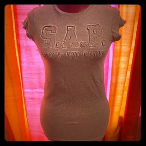 Graphic T-shirt S.A.P. Short and proud short sleeve (JR size) m